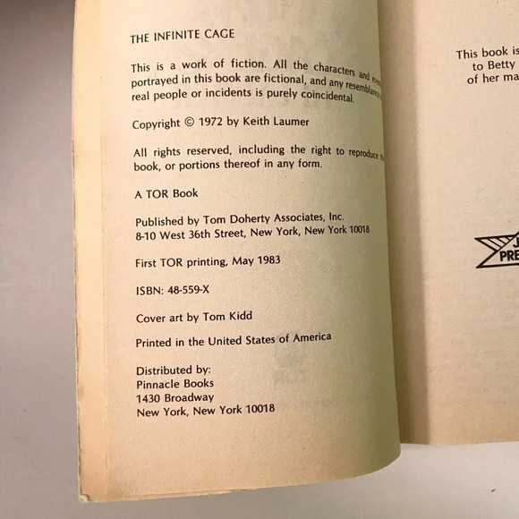 Vintage 1980s Lot of 3 Keith Laumer Books Infinite Cage Ultimax Man Time Machine - Picture 6 of 16